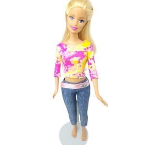 Vintage 2002 Barbie Dressed Cute With A Belly Button & Beach Feet # 17901
